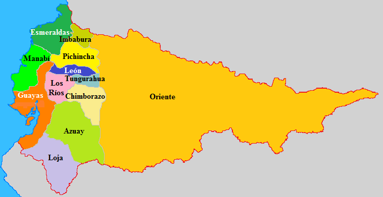 Ecuador en 1830