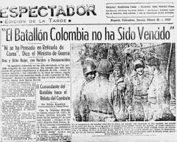 La participación de colombia en la Guerra de Corea