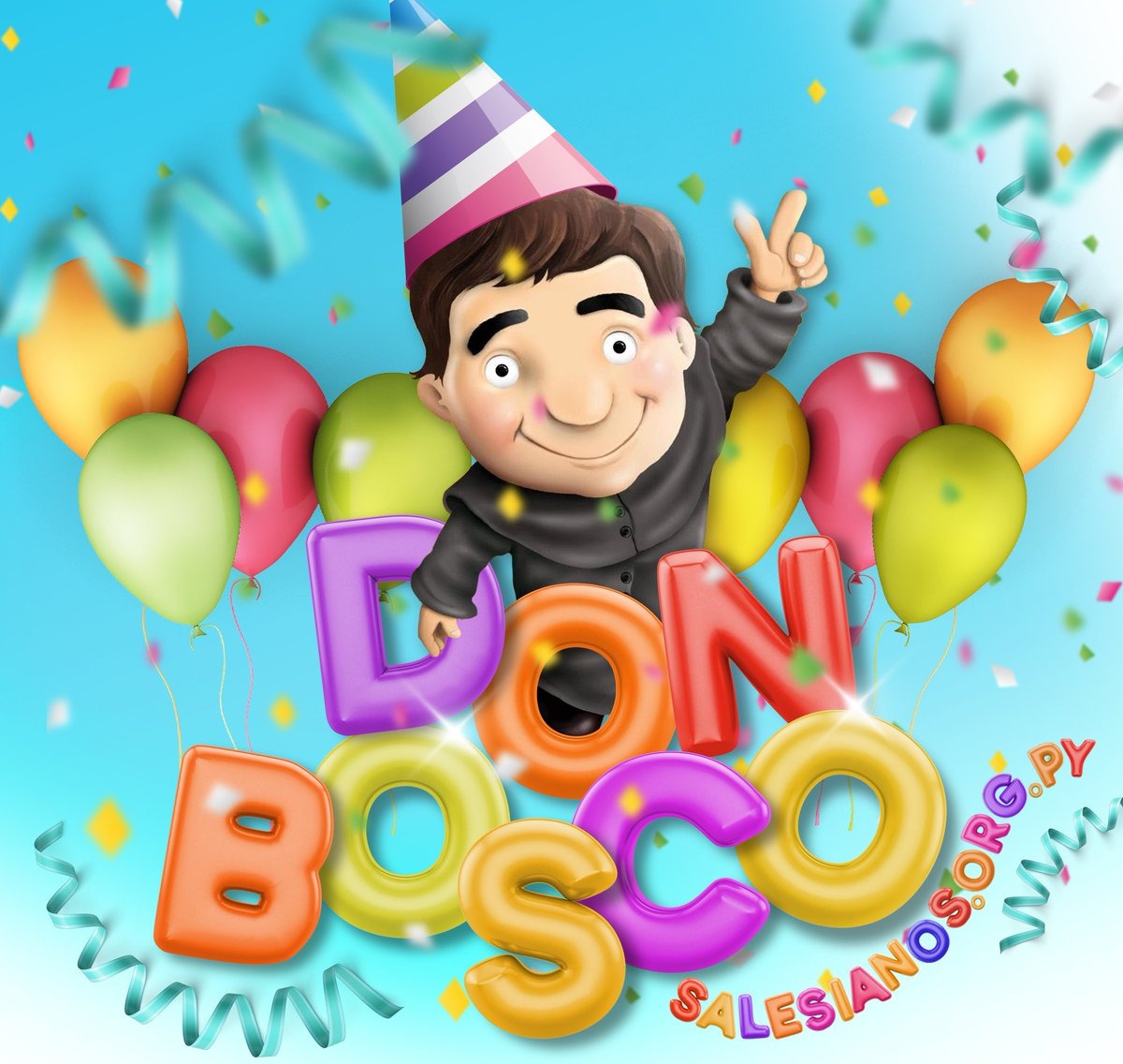 ¡FELIZ CUMPLEAÑOS A DON BOSCO