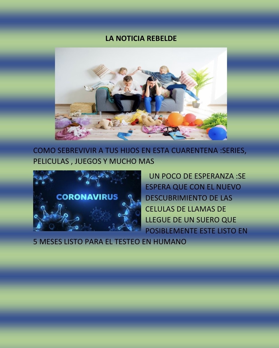 Entretenimiento en tiempos de cuarentena