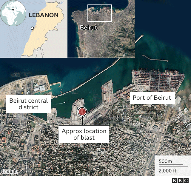 Explosión de Beirut: decenas de muertos y miles de heridos, dice ministro de salud