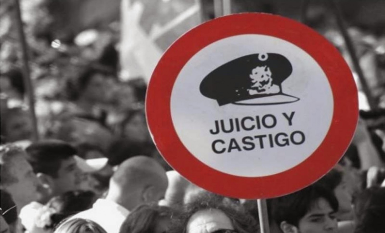 El ejercicio de la justicia frente a los crímenes de lesa humanidad.