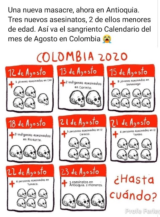 MASACRES EN COLOMBIA