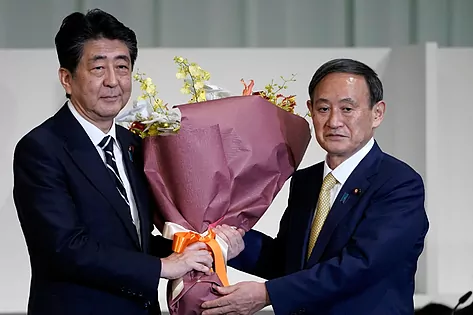 Yoshihide Suga: el próximo primer ministro japonés.