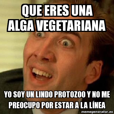 Esos protozoos, ¿qué se creen? 