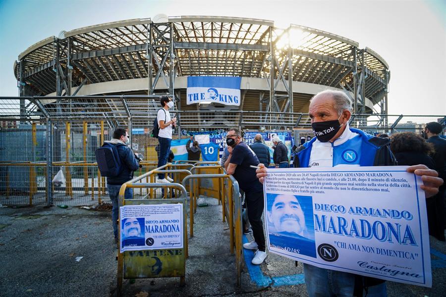 San Paolo pasará a llamarse: "Estadio Diego Armando Maradona"