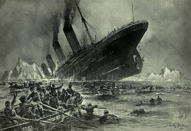El hundimiento del Titanic