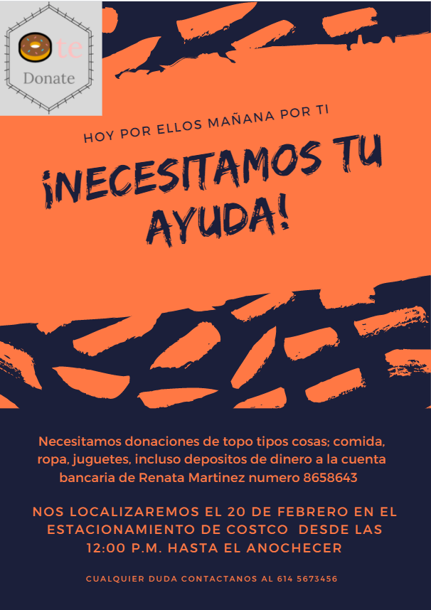 Campaña contra la pobreza.