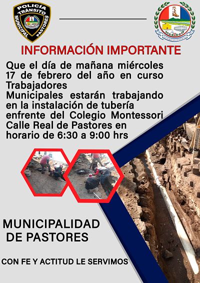 Restricción de paso vehicular del cruce de la bota hacia el cimiento