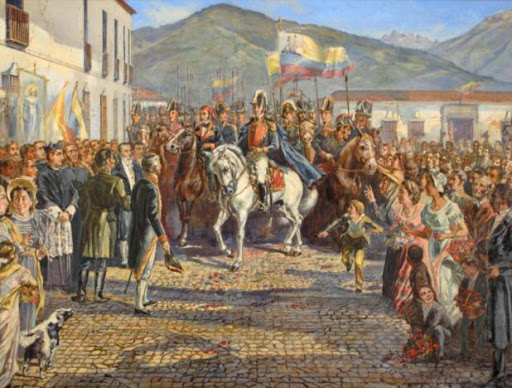 Hace 206 años Simón Bolívar entró triunfalmente en Caracas