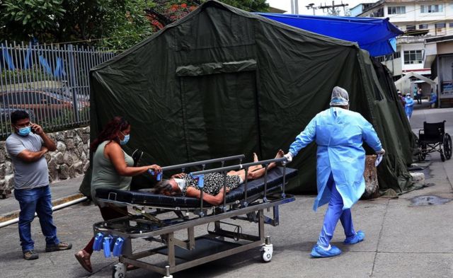 Triajes abarratodos con pacientes de COVID-19