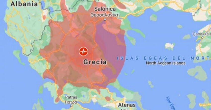 Sismo de 6,3 en Grecia
