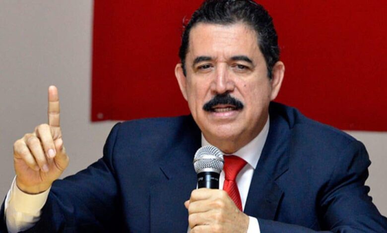 Mel Zelaya critica a políticos