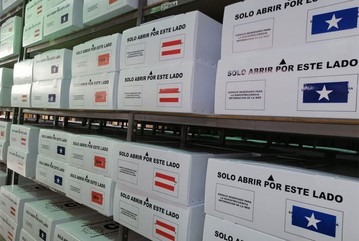 Listas maletas electorales