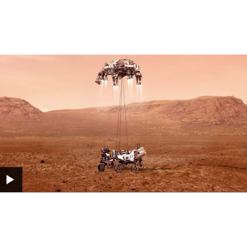 Nasa Mars Rover: Perseverance para un aterrizaje abrumador.