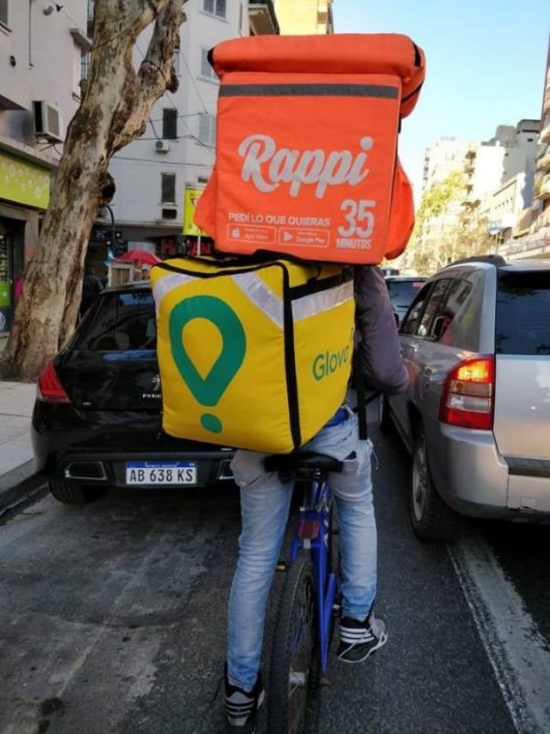 Paro y movilización contra las precarizaciones en trabajadores de plataformas