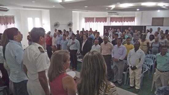 Los pescadores celebraron en Manta.