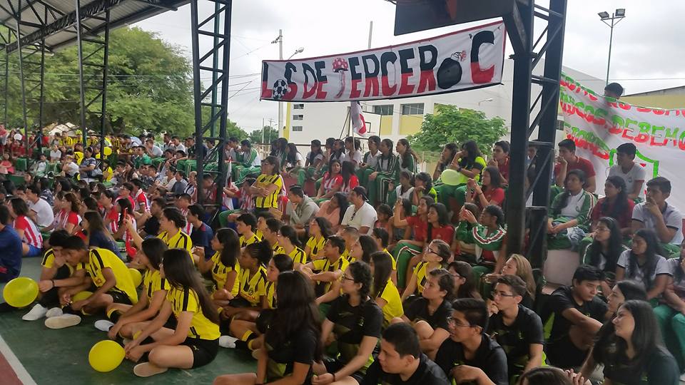 Inauguración de los juegos internos.