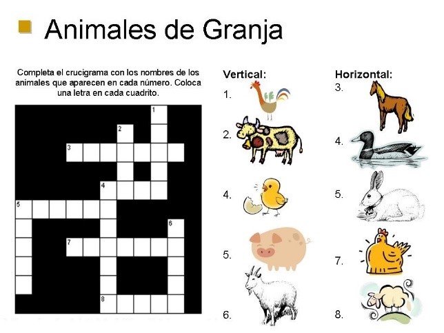 Crucigrama 4.