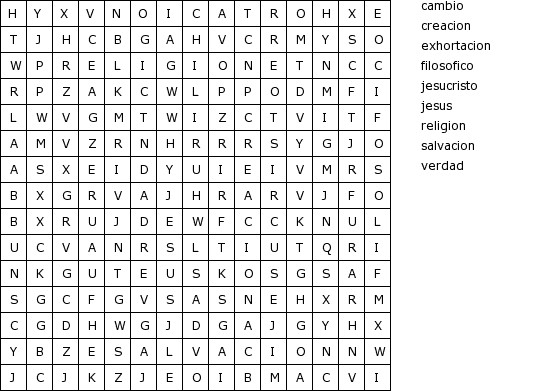 Sopa de letras 2.