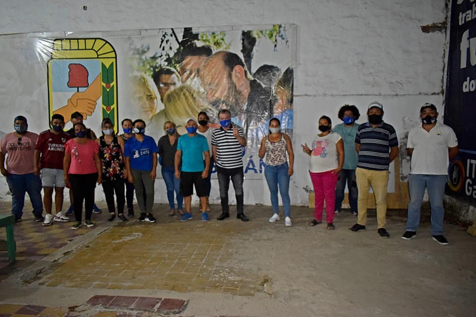Recorrida militante del referente provincial