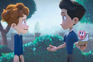 "In a Heartbeat", el exitoso corto animado sobre un amor gay en la infancia (Infobae)