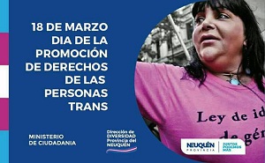 18 de marzo "Día de la promoción de los Derechos de las Personas Trans"
