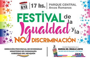 18º MARCHA DEL ORGULLO EN NEUQUEN (Festival de la Igualdad y la NO Discrimanción)