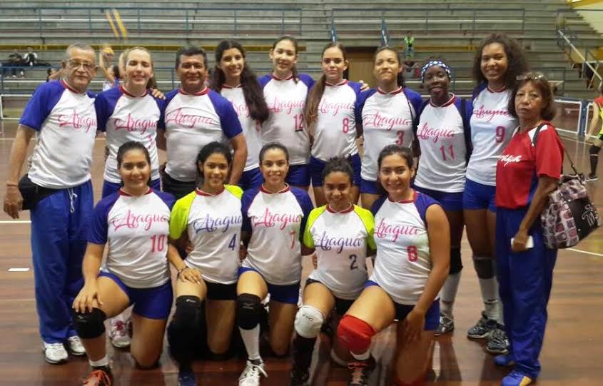 Selección femenina de voleibol de Aragua se consagro campeón en Yaracuy 