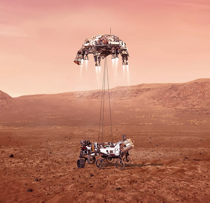 EL ROBOT EXPLORADOR DE LA NASA (PERSEVERANCE) LLEGA A MARTE.