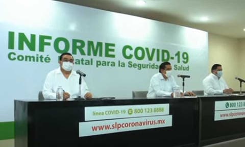 SLP baja en contagios por Covid, registra 67 nuevos casos y 14 defunciones