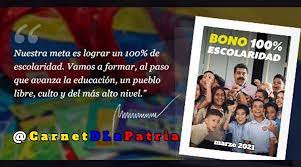 Comienza entrega del bono “100% Escolaridad”
