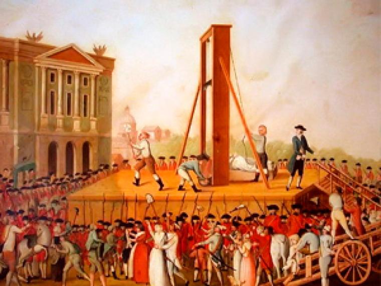 LA GUILLOTINA EN LA REVOLUCIÓN FRANCESA