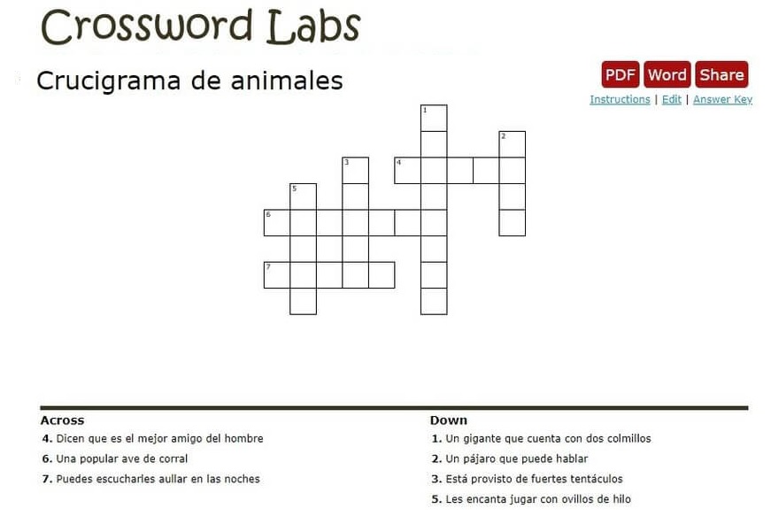 CRUCIGRAMA