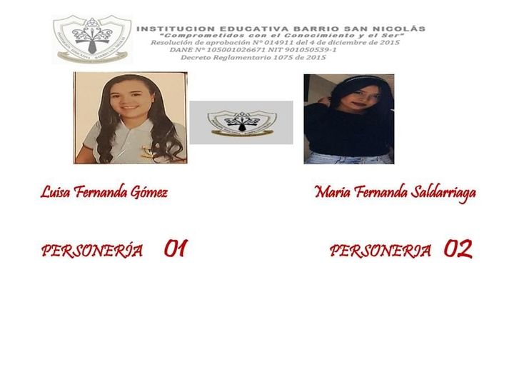 entrevista hacia las candidatas a la personería