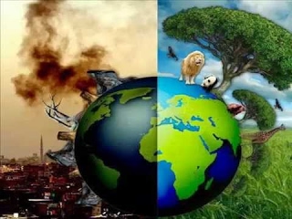 El medio ambiente y los seres humanos.