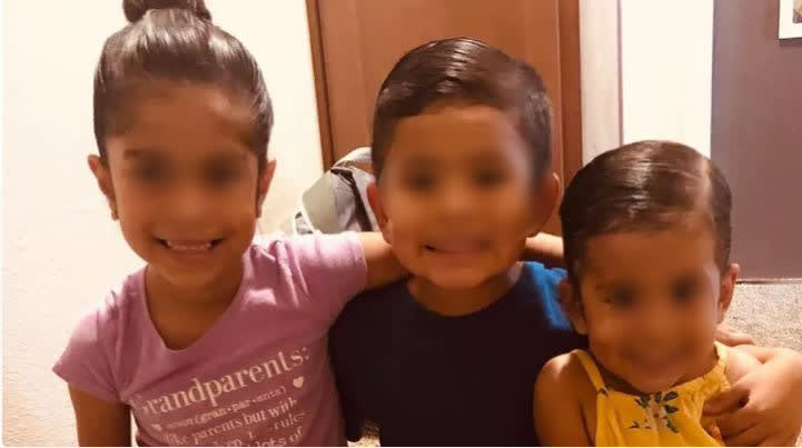 Madre mata a sus tres inocentes hijos al terminar con su esposo.