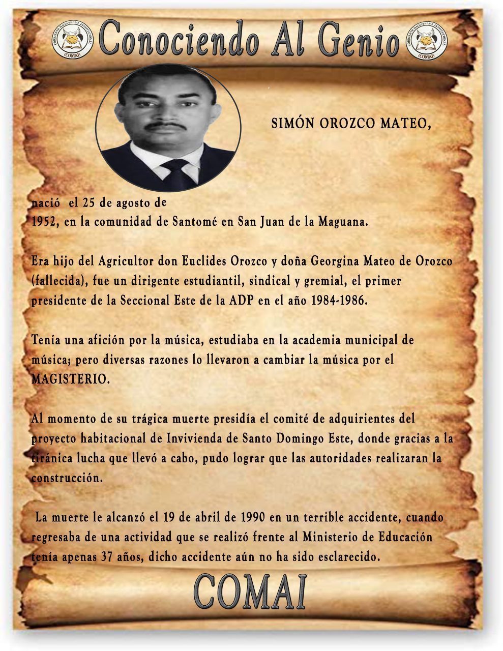 Conoce a nuestro genio del día