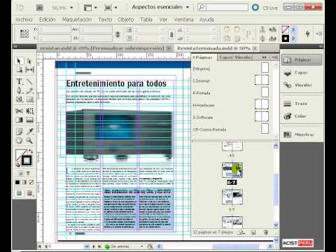 Diseño y diagramación de páginas interiores