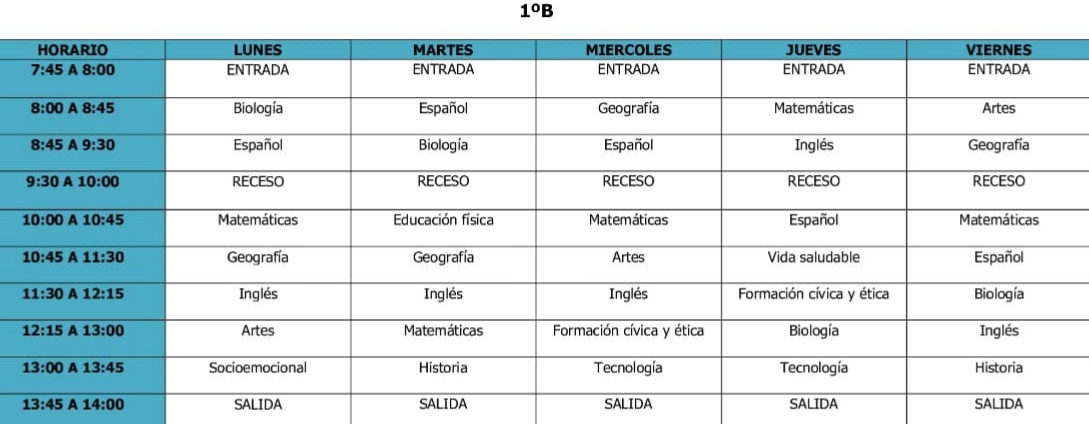 Horarios CEA