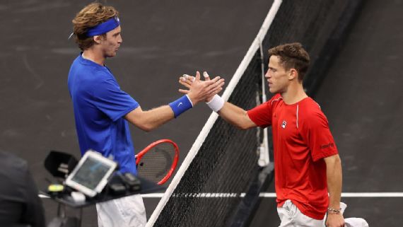 Rublev-Schwartzman, rivales de la Laver Cup a San Diego