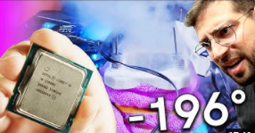 ¡CPU Funciona a -196ºC Con Nitrógeno Liquido y alcanza con Overclock extremo los 7Ghz!
