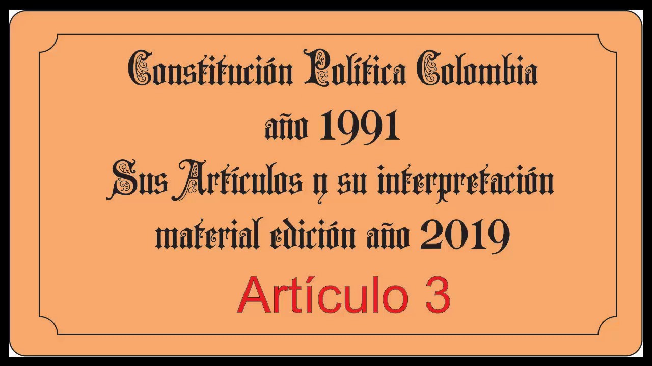 La promulgación de la constitución política de Colombia de 1991