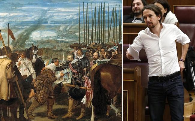 Iglesias vuelve a hacer gala de su incultura: esta vez con ´Las lanzas´ de Velázquez