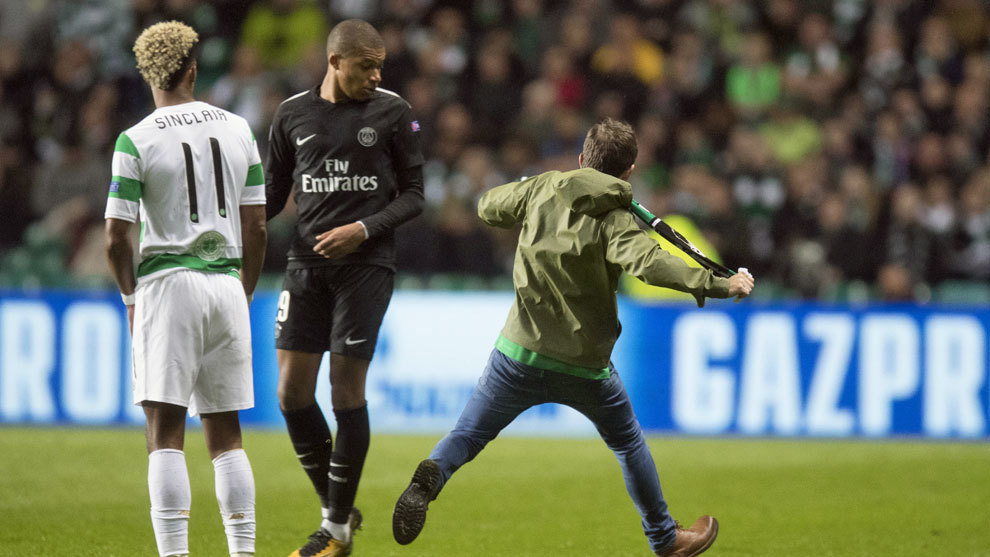 UEFA will open a file to Celtic for the attempted assault on Mbappé