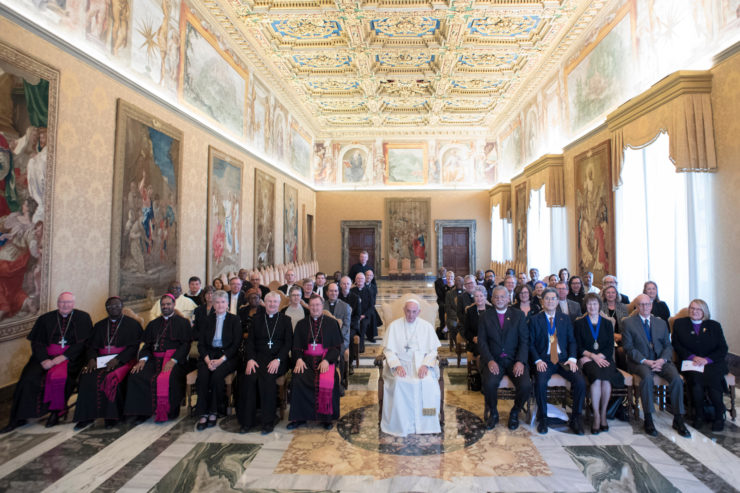 52 LIDERES DEL CONSEJO METODISTA SE REUNEN CON EL PAPA FRANCISCO