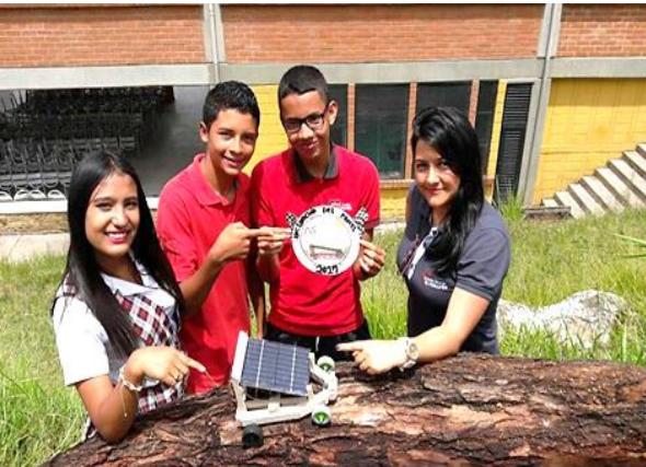 LA INSTITUCIÓN EDUCATIVA EL CORAZÓN PRESENTE EN EL CIRCUITO SOLAR EPM 2017