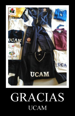 UCAM dona ropa deportiva