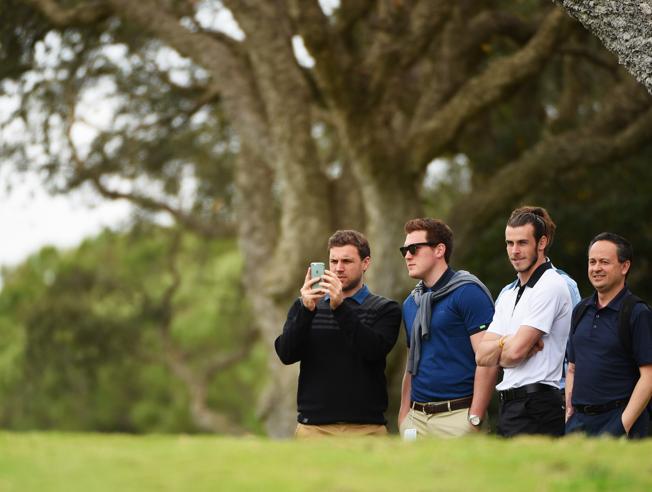 Bale, obsesión por el golf