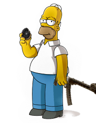 BALACERA EN ESTRENO DE LOS SIMPSONS